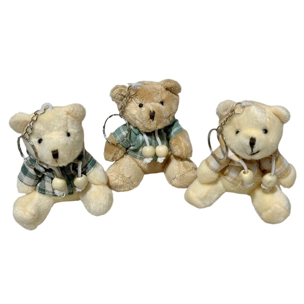 Kit 6 Mini Chaveiros Lembrancinha Ursinho De 9cm - Maternidade