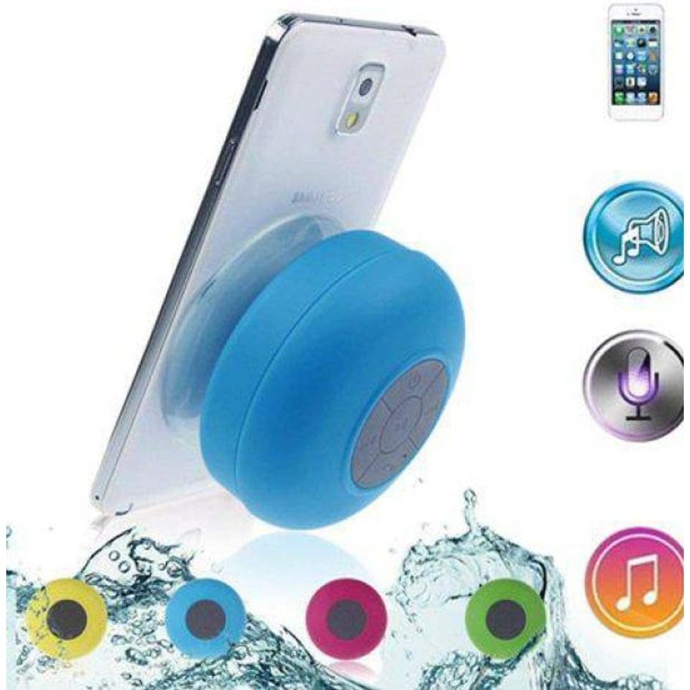 Mini Caixa De Som Bluetooth A Prova Dagua - Azul