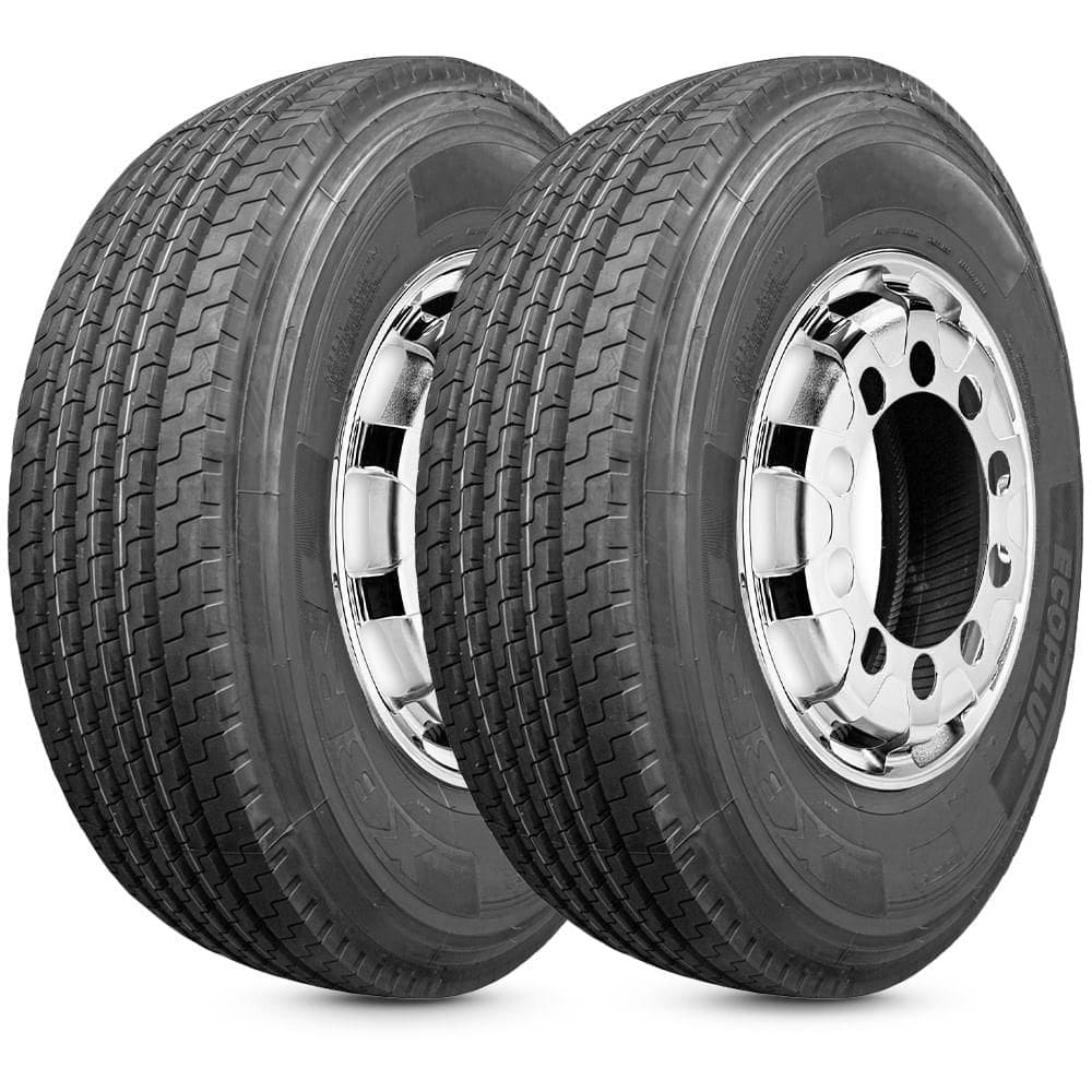 Kit 2 Pneu Aro 22.5 295/80R22.5 Xbri 152/148M TL EcoPlus B5