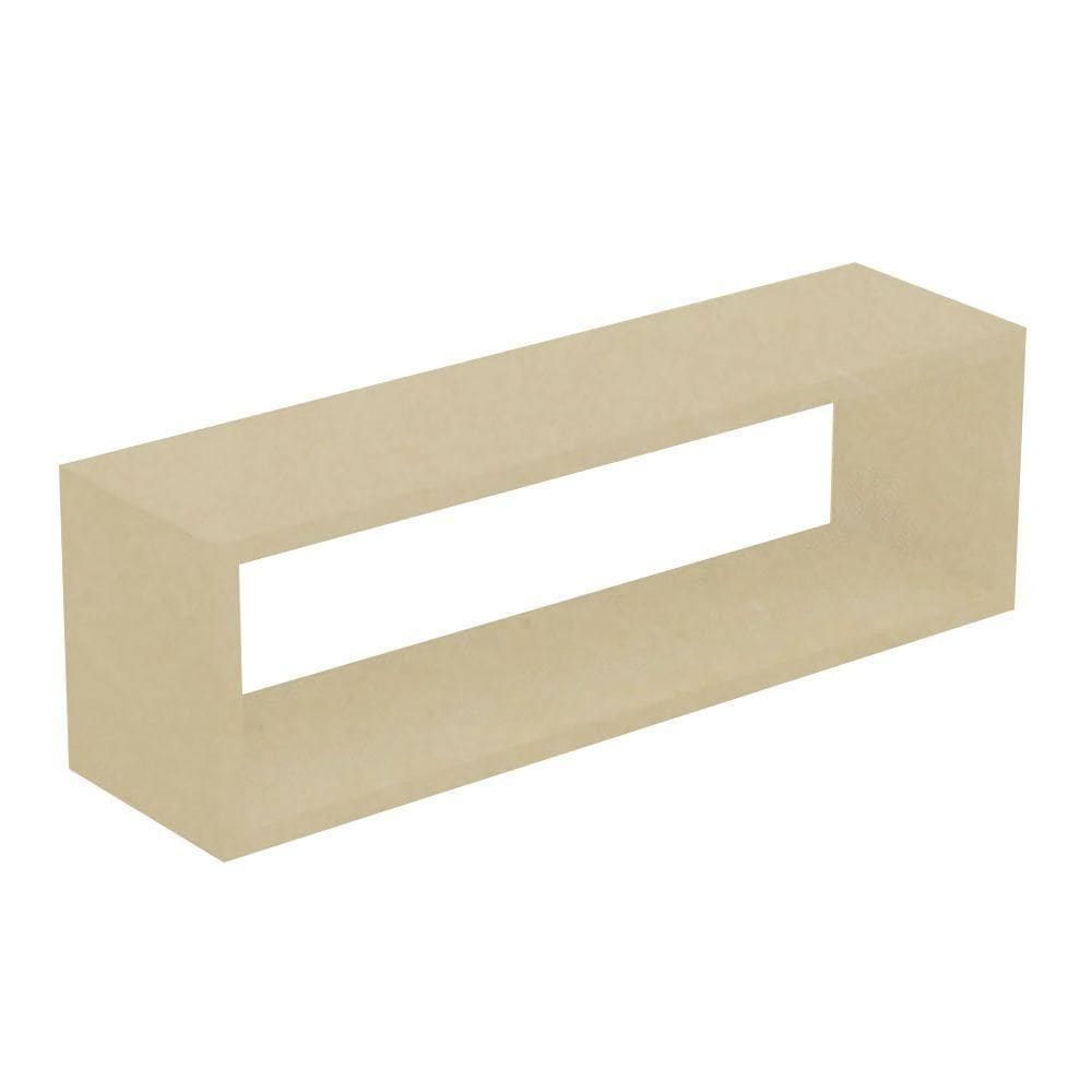 Nicho Retangular Decorativo 70Cx25Px15A Natural Em Mdf