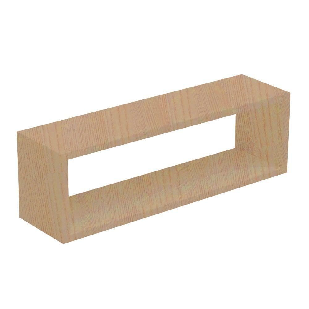 Nicho Retangular Decorativo 70X15X15 Madeirado Em Mdf