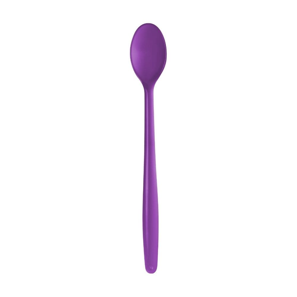Kit C/2 Pct Colher Longa Roxa Mega Acai C/50 Un.(Strawplast)