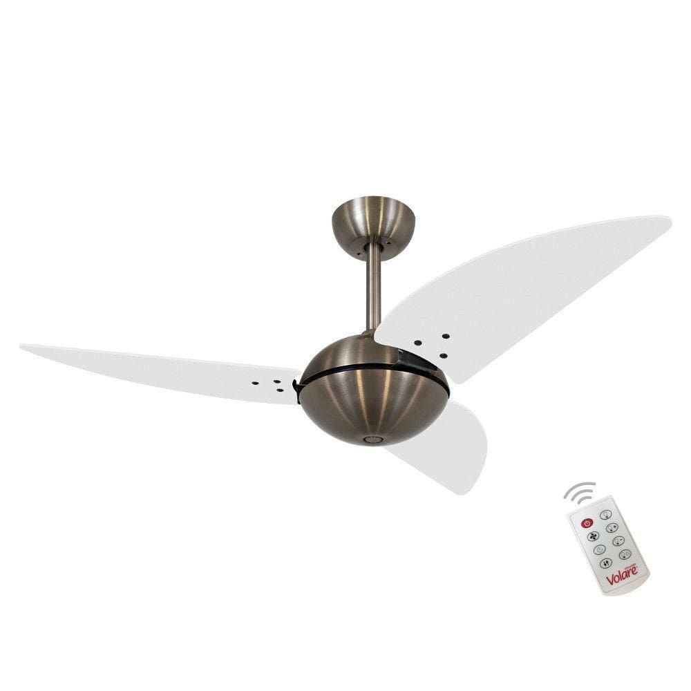 Ventilador Office Clear Branco 220V E Controle Remoto
