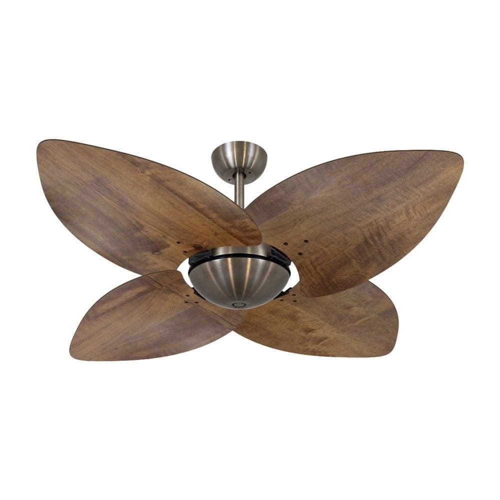 Ventilador De Teto Dormamu Bronze Office 4 Pás Rádica 220v