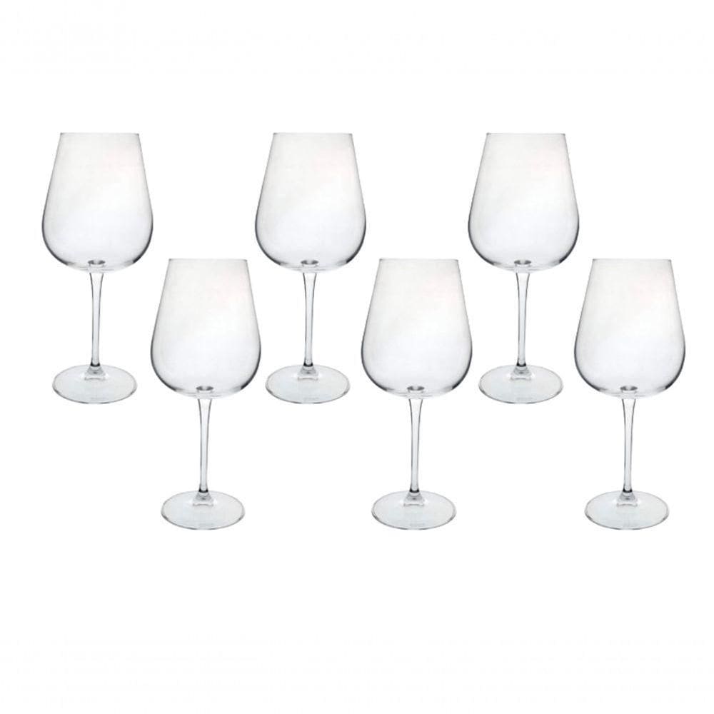 6 Taças Para Vinho Em Cristal Ecológico Ardea 540ml Bohemia