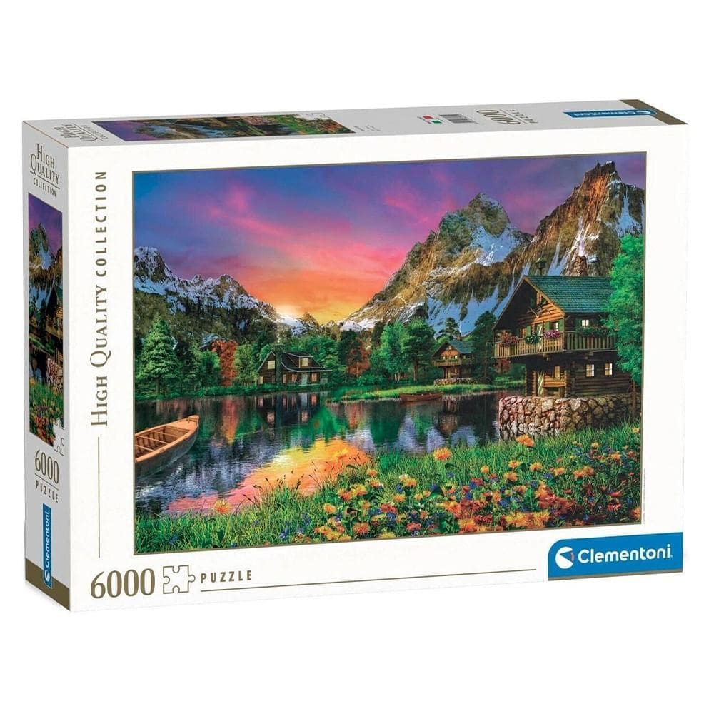 Puzzle 6000 peças Lago Alpino - Clementoni