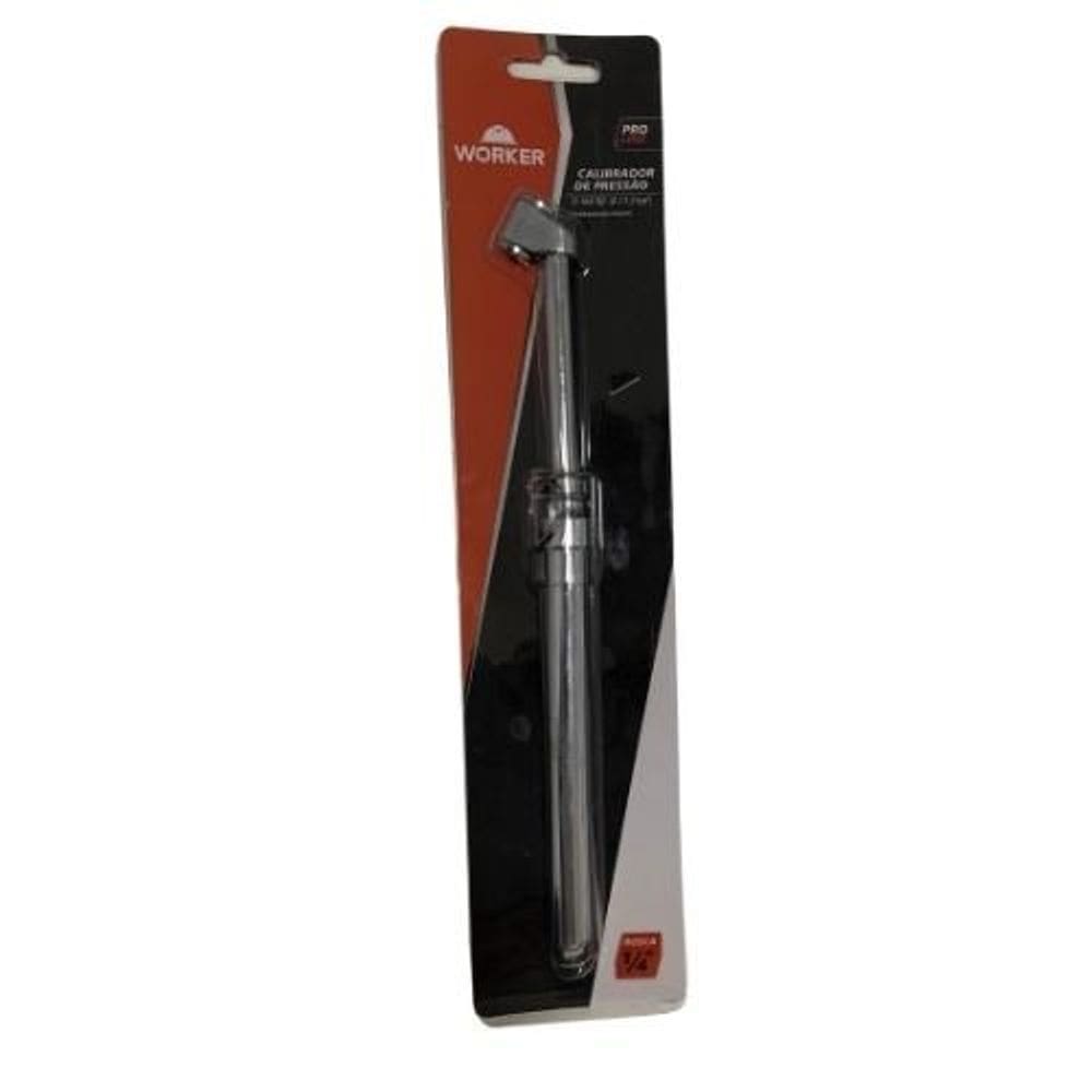 Calibrador de Pressão Profissional Manual de Pneu - Worker