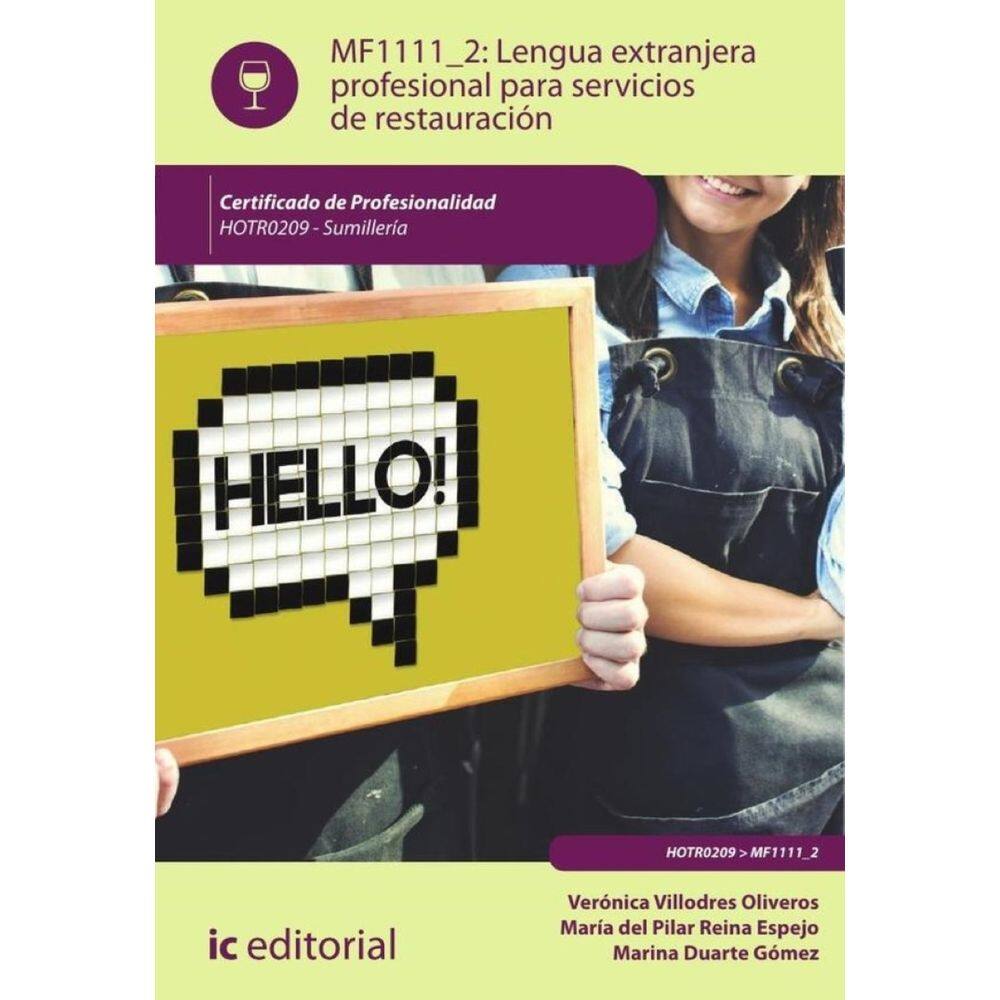 Lengua extranjera profesional para servicios de restauración. HOTR0209 - Sumillería - Espanhol