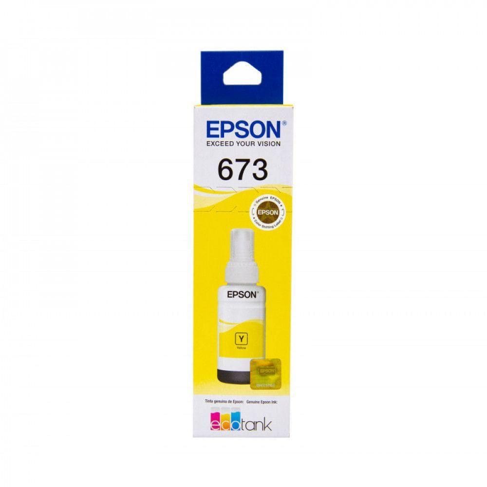 Refil De Tinta Epson T673420 (l800) Amarelo