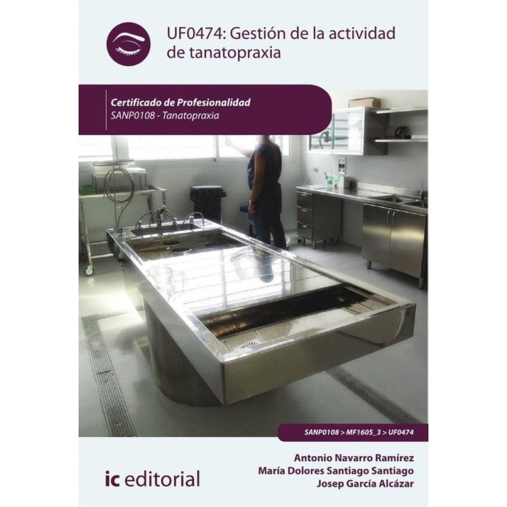 Gestión de la actividad de tanatopraxia. SANP0108 - Tanatopraxia - Espanhol
