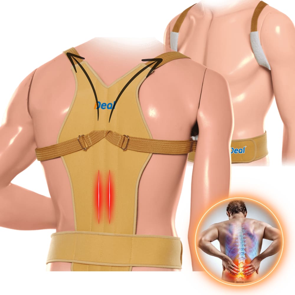 Colete Corretor Postural Masculino Feminino Unissex Completo Ajustável