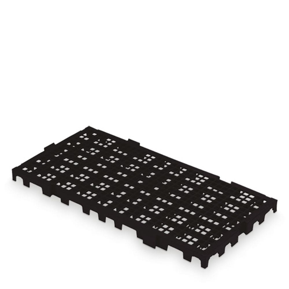 Estrado de Plástico 25x50cm Preto 25301 Arqplast
