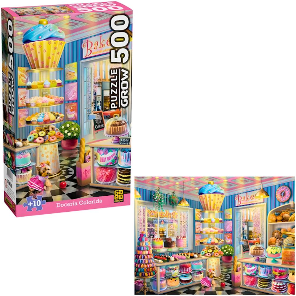 Quebra Cabeça Puzzle 500 Peças Doceria | Extra