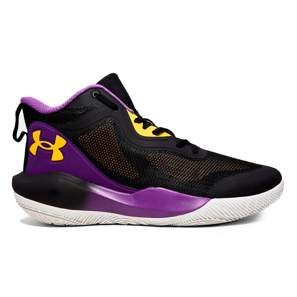 Tênis Under Armour Bankshot Preto/Roxo/Laranja
