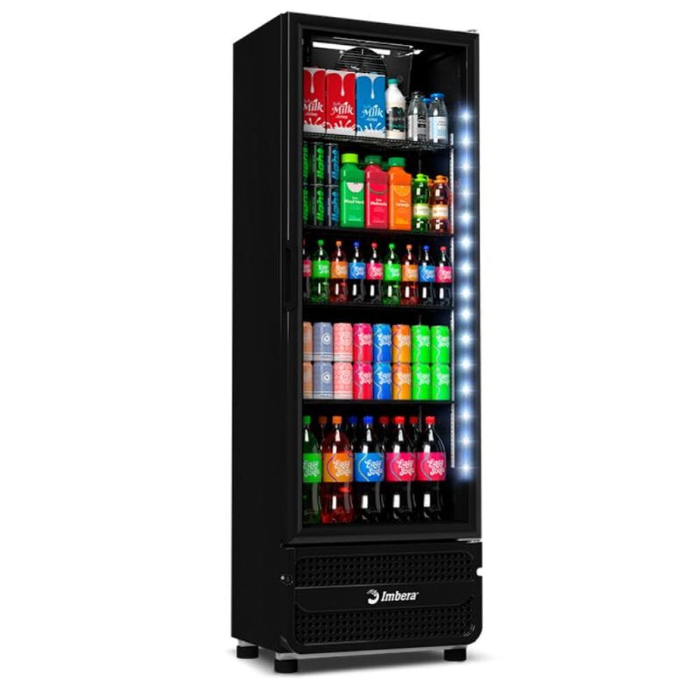 Expositor Vertical Vrs13 Todo Preto 393L Bivolt Imbera