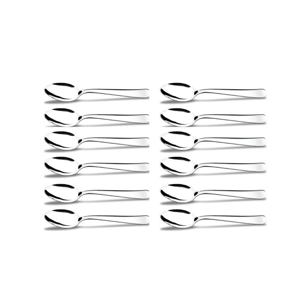 Jogo Colher De Mesa Gourmet Aço Inox Brinox Kit 12 Peças