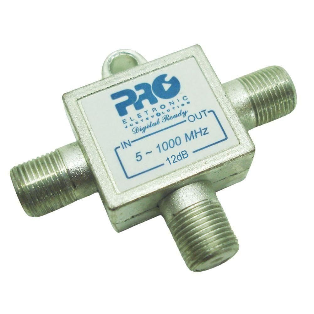 Tomada T Proeletronic Pqtt-1212b 1ghz 12db Solder Back