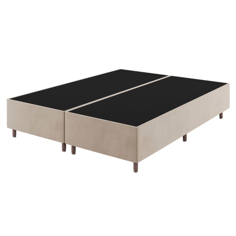 Base Box Queen Size Class (38X158x198cm) Turkey Creme - Casa Giulia