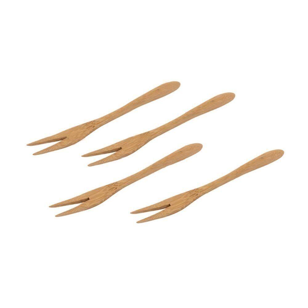 Jogo De Garfos De Bambu Ecokitchen 4 Pçs