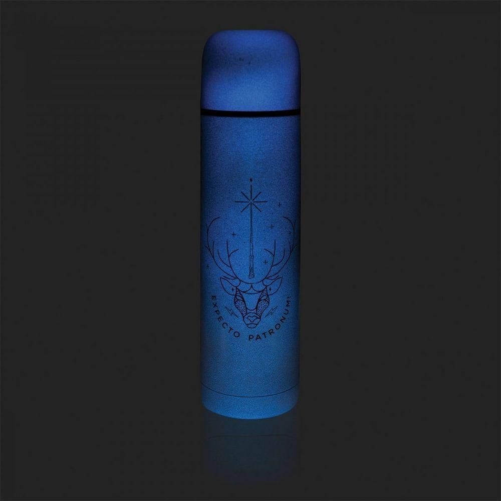 Garrafa Termica Brilha Escuro Harry Potter Patrono
