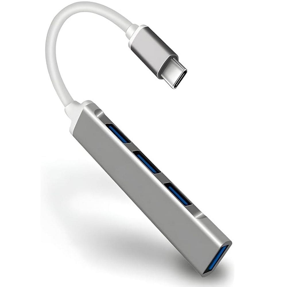 Hub Usb Type-c 4 Portas Usb 3.0 5 Gbps