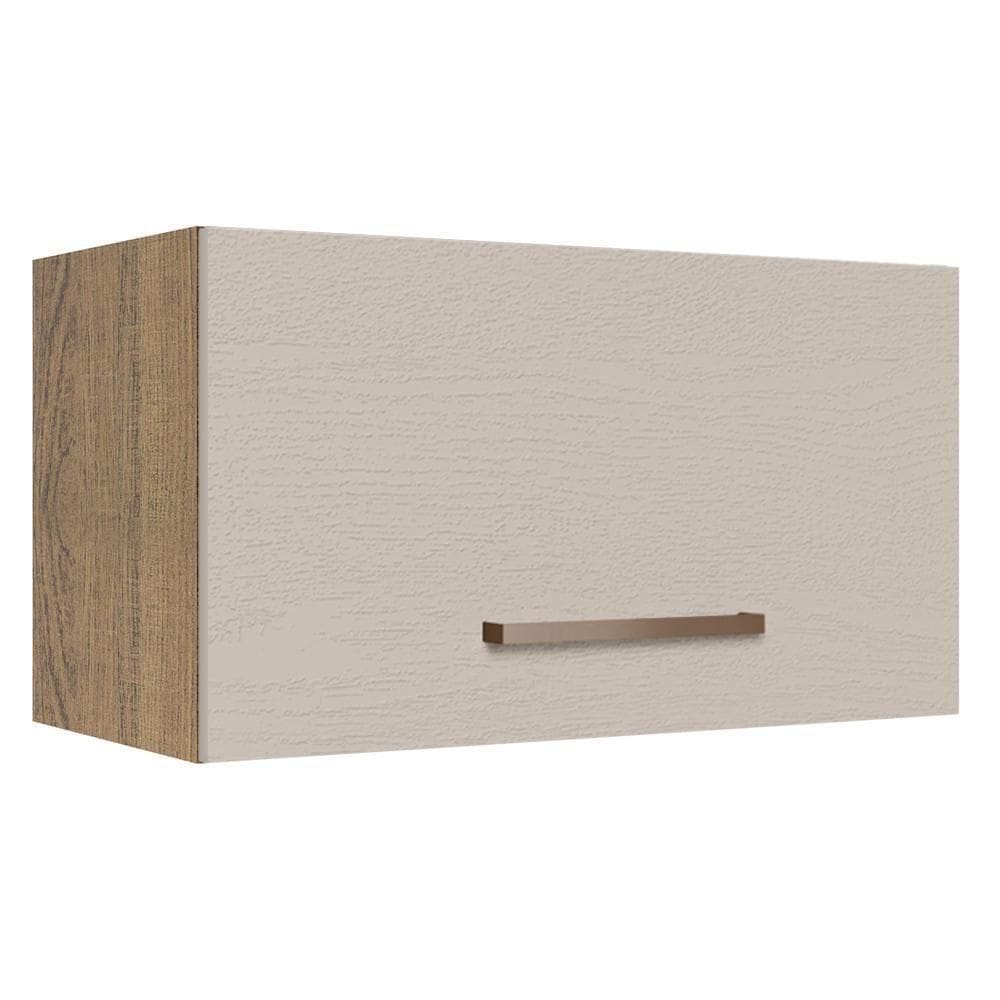 Armário Aéreo 60 Cm 1 Porta Agata Madesa Rustic/crema