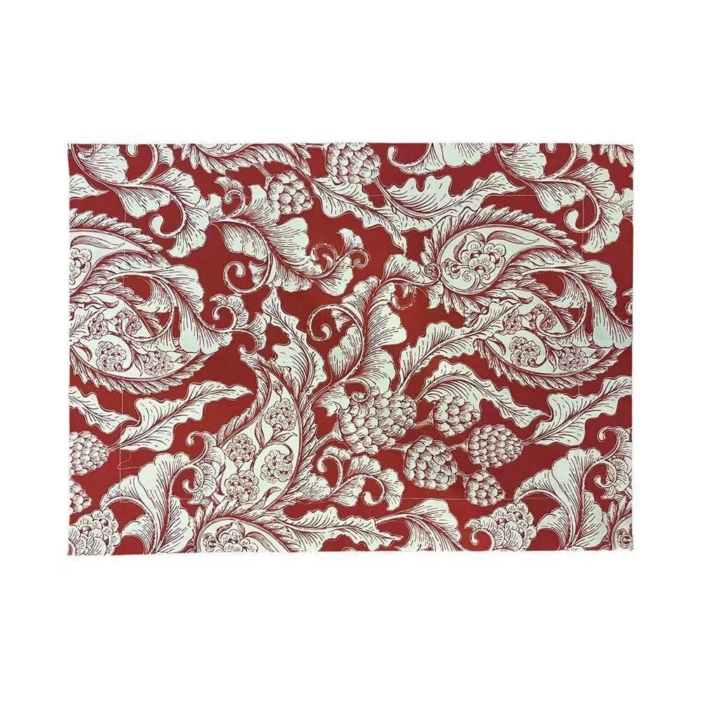 Jogo Americano Normandie Alcachofra Vermelho Blauss Maison