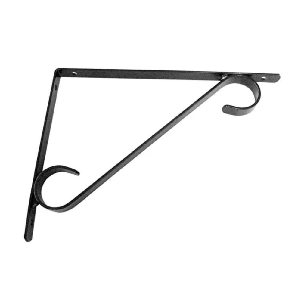 Suporte Prateleira Mão Francesa Colonial Prat-K 20cm Preto