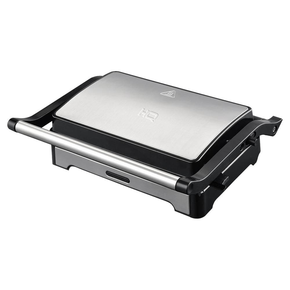 Sanduicheira e Mini Grill HQ 180º 1000W Antiaderente Inox HQ-SG002 127V