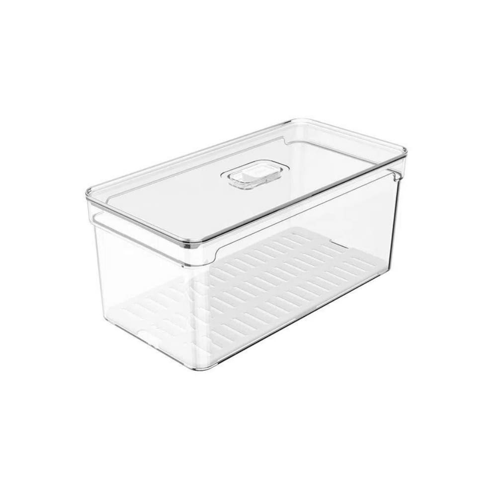 Organizador De Geladeira Com Tampa Clear Fresh Ou 5L