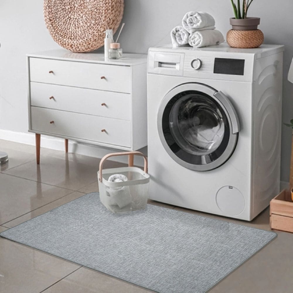 1 Tapete Lavanderia Antiderrapante Absorvente Nt Cz 46x76