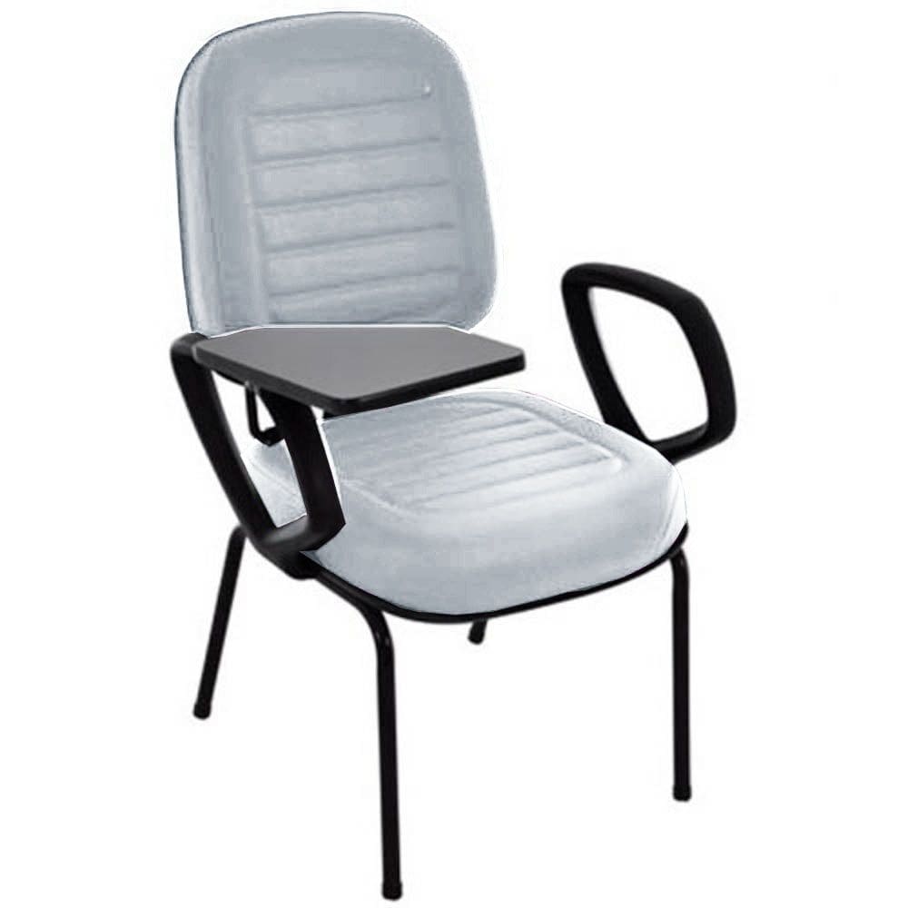 Cadeira Universitária Diretor Gomada Linha Blenda Cinza