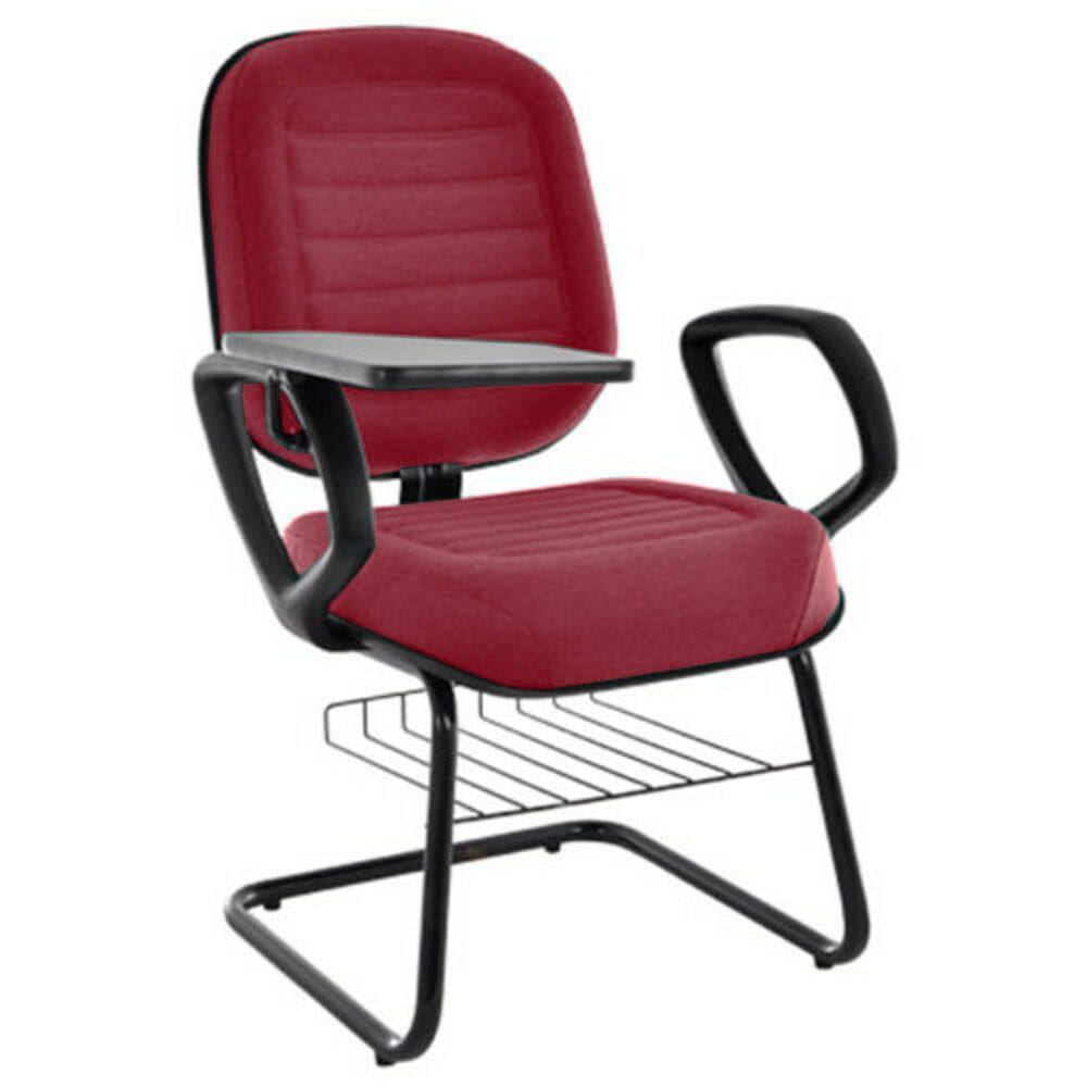 Cadeira Universitária com prancheta Linha Blenda Vermelho