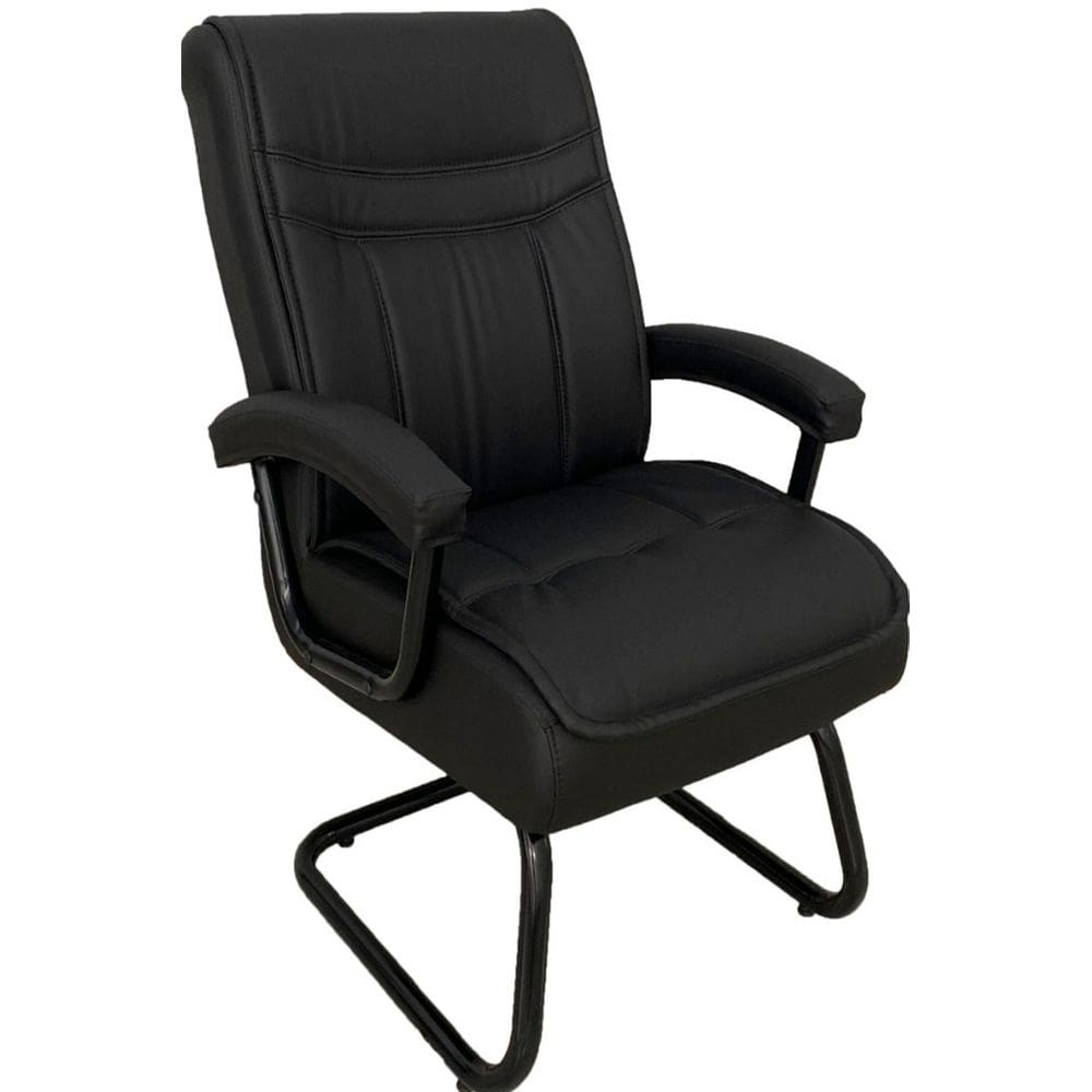 Cadeira Interlocutor para Escritório com Mola Ensacada Preto