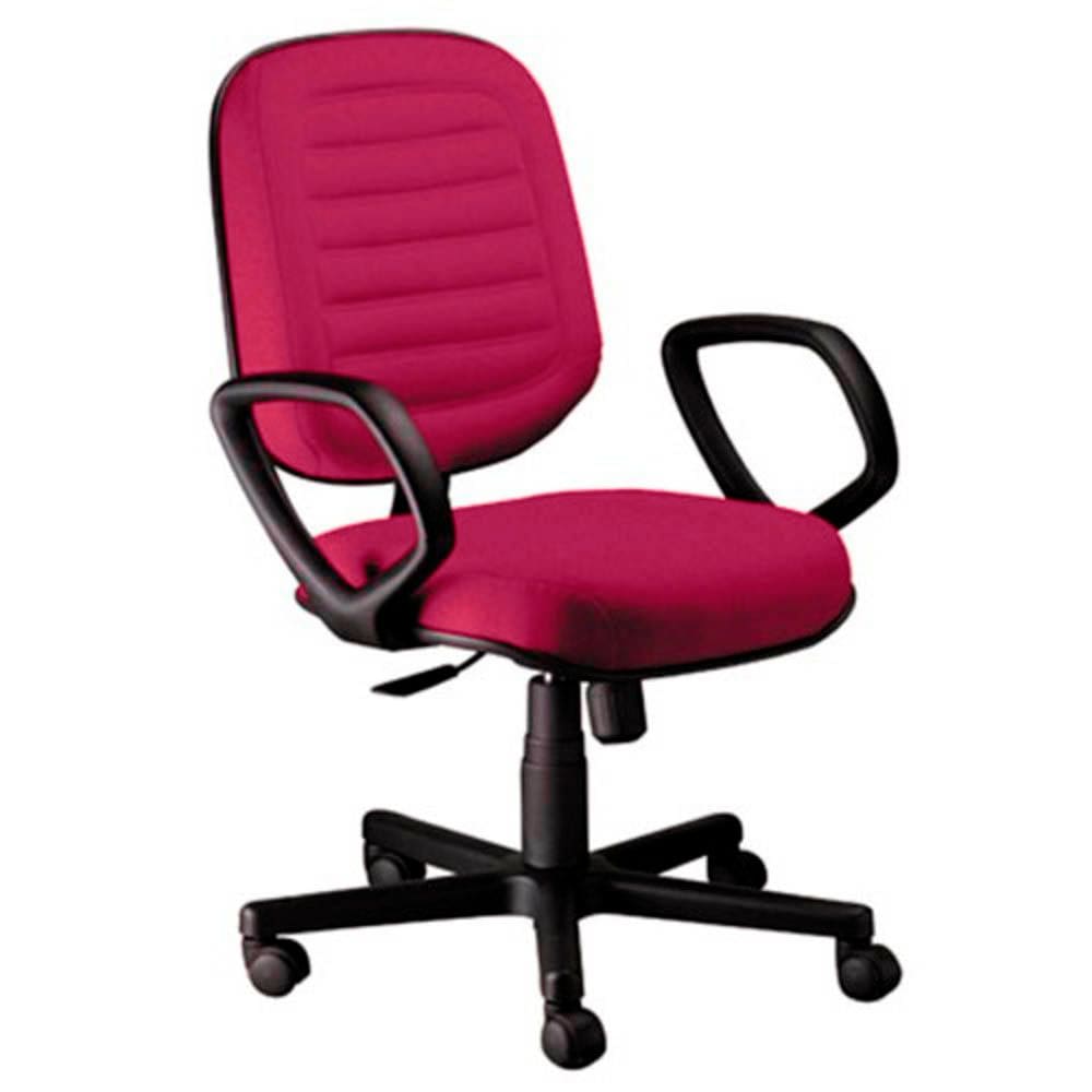 Cadeira Diretor Gomada com Braços Linha Blenda Rosa