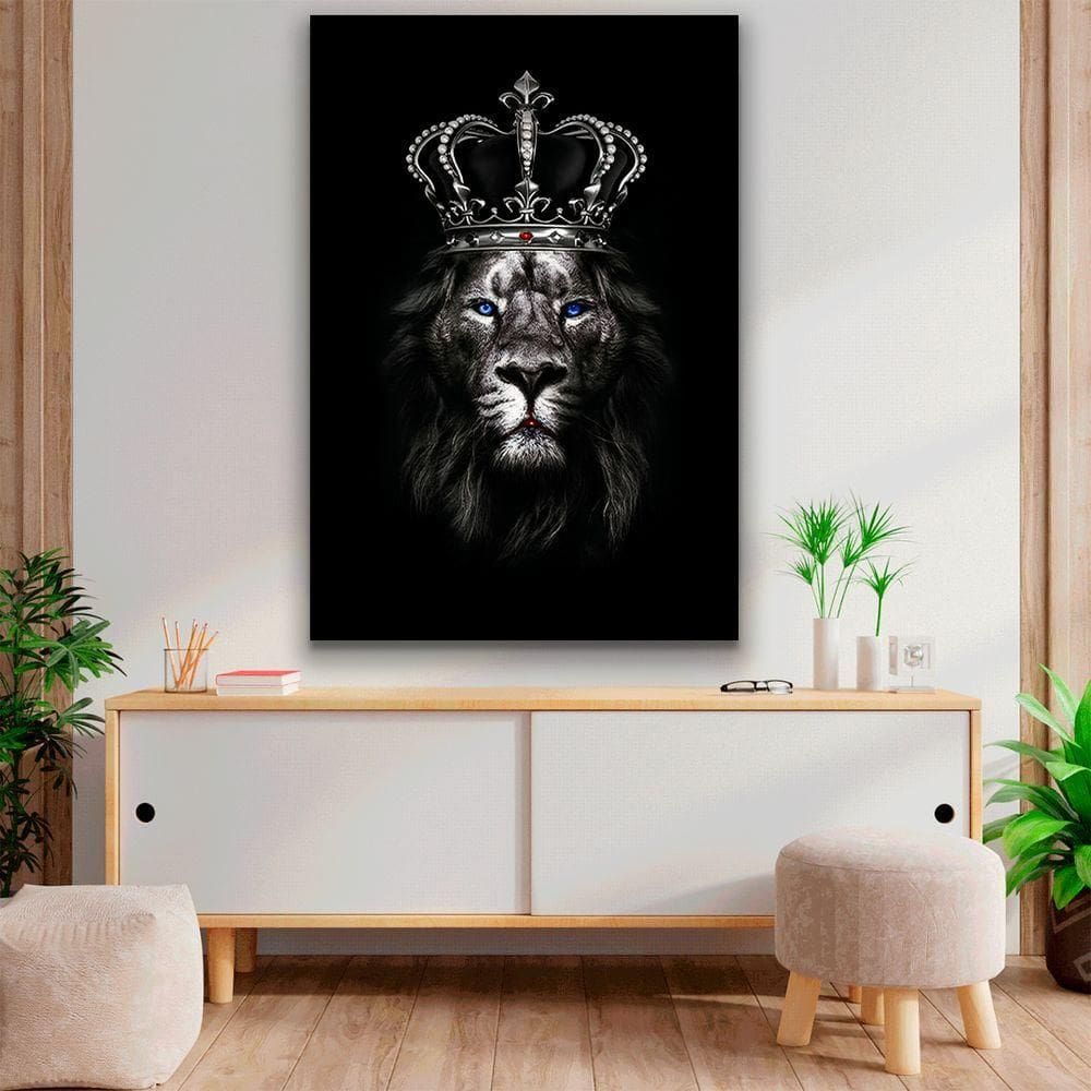 Quadro Lion Crown -- Br Artes