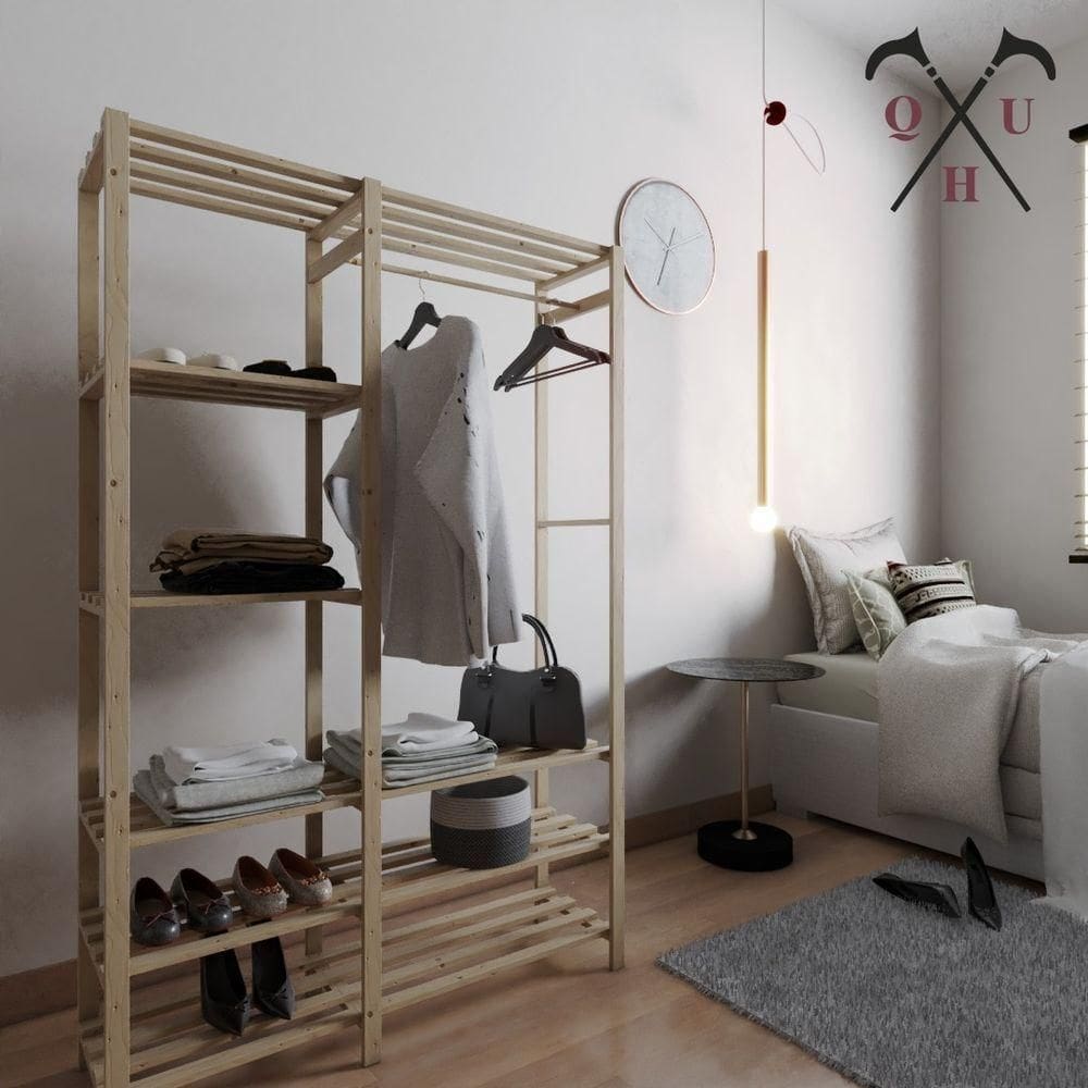 Arara Decorativas Industrial 8 Prateleira Multiuso