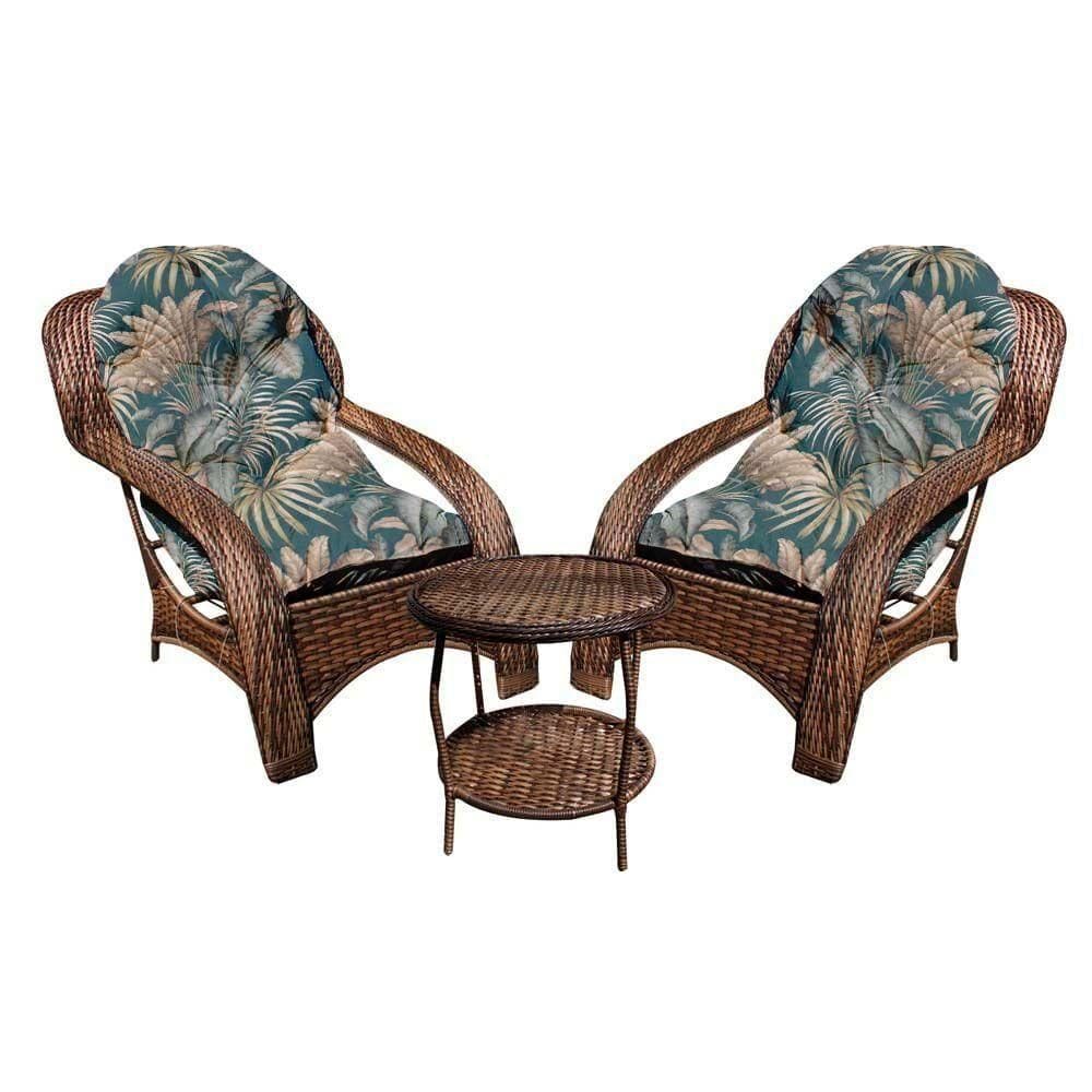Conjunto De 2 Poltronas + Mesa De Centro Palmares