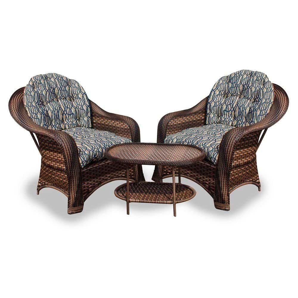 Conjunto De Poltronas 2 Poltronas + 1 Mesa Centro