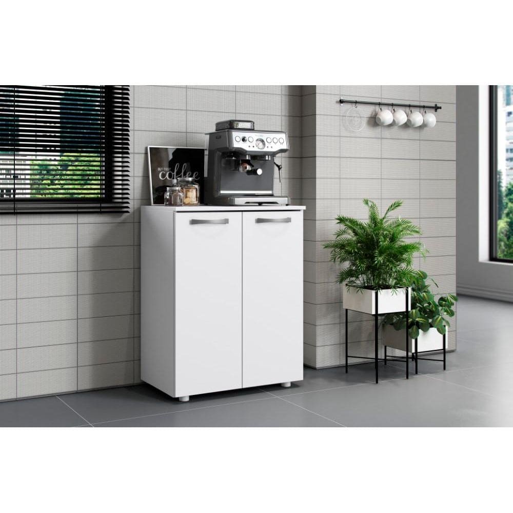 Balcão de Cozinha 2 Portas Denver Branco - Aramóveis