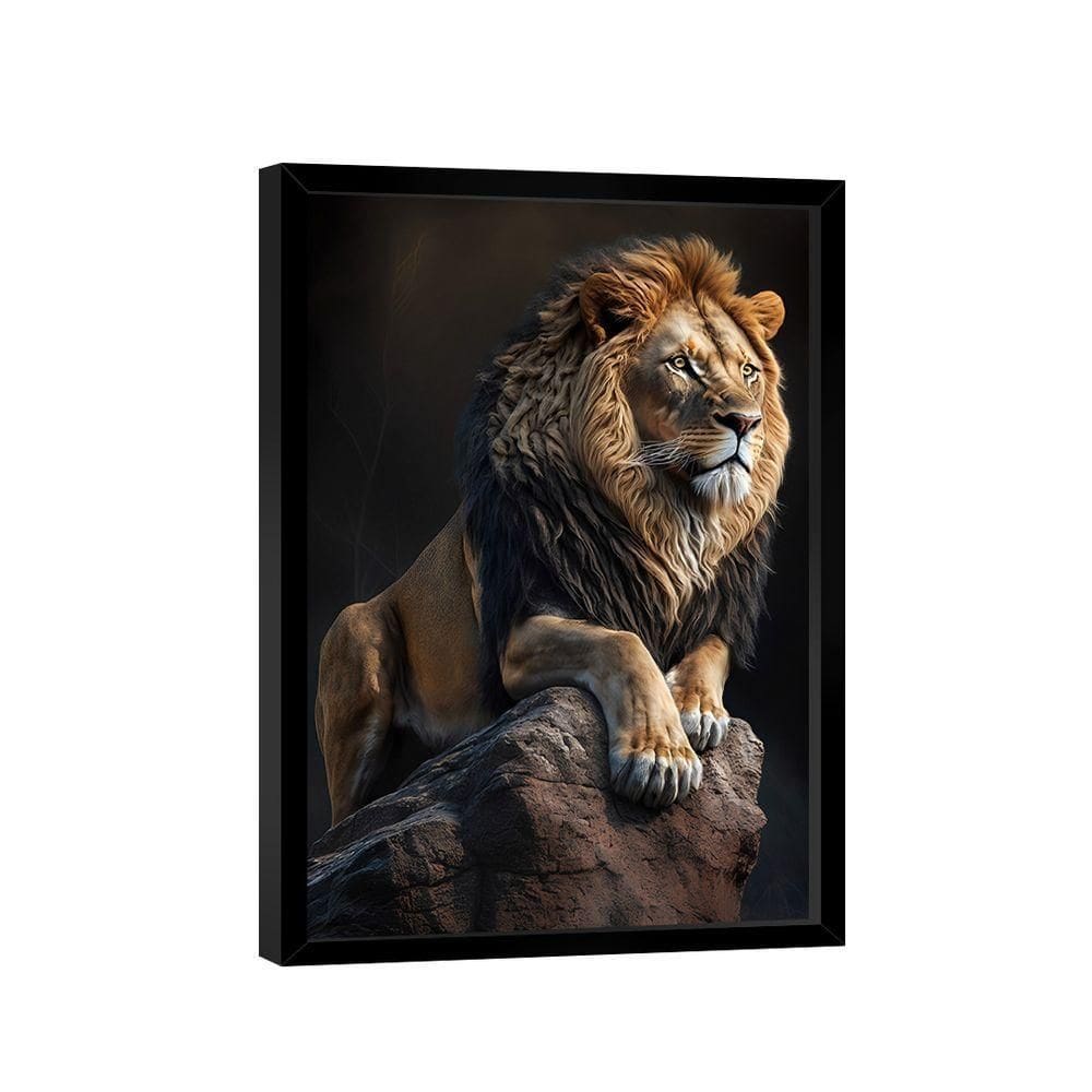 Quadro Leão Protetor -- Br Artes