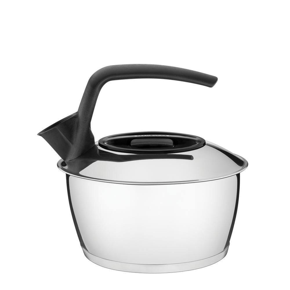 Chaleira Tramontina Em Inox Com Cabo Preto 1,5 L
