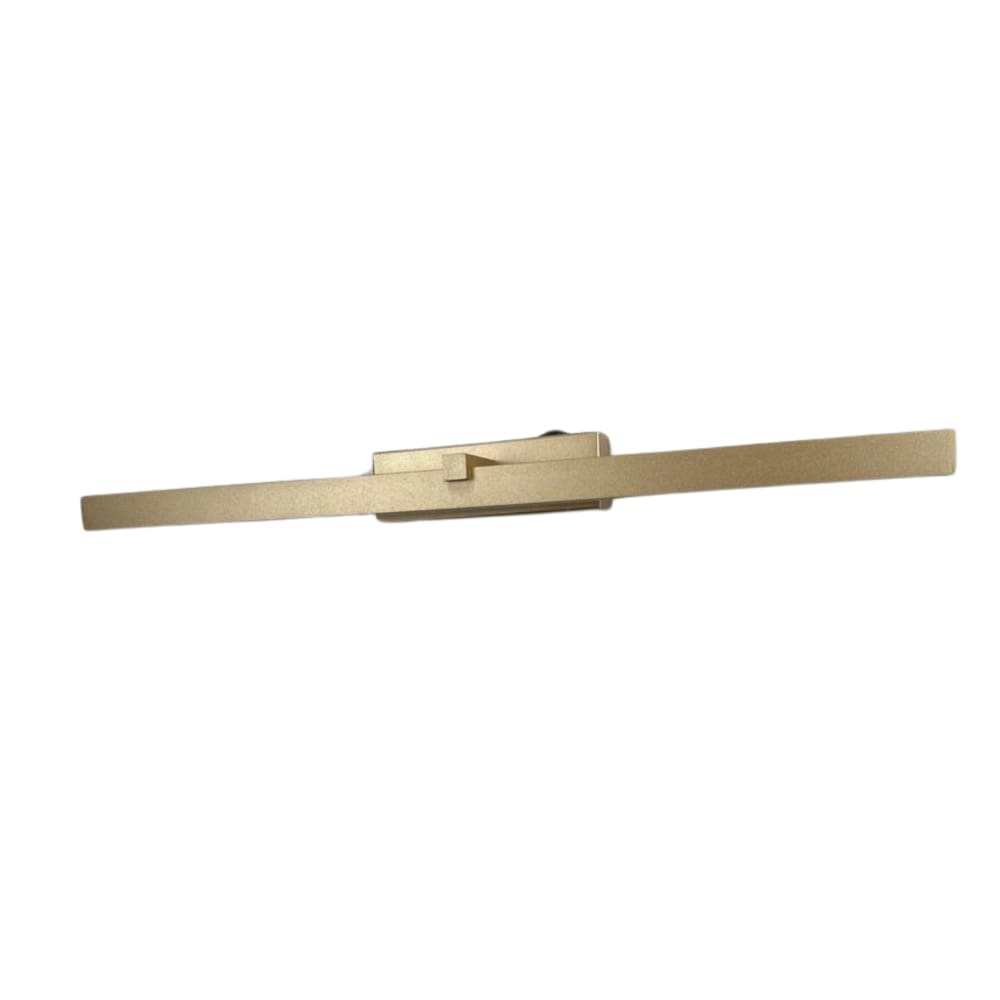 Arandela De Parede Led Prisma Dourado Fosco 60cm 9w 3000K Spotline