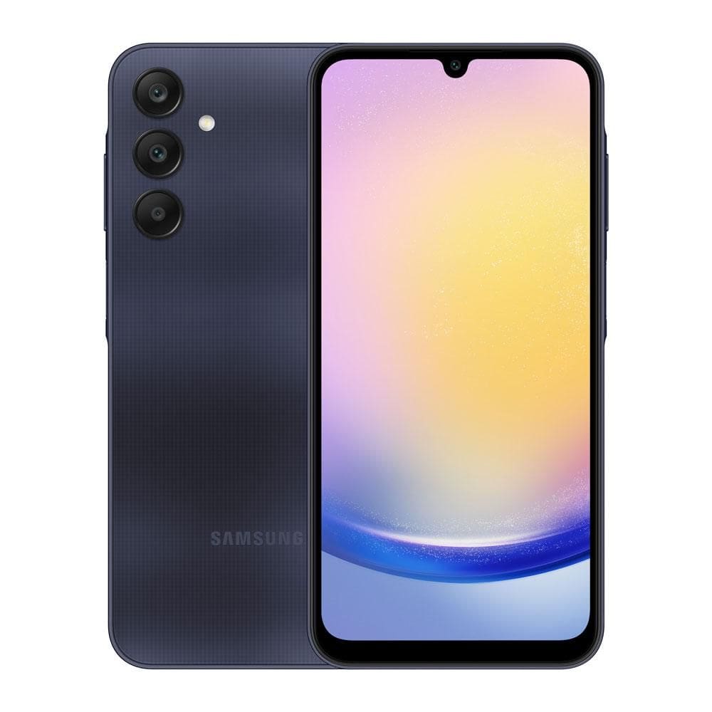 Smartphone Samsung Galaxy A25 256GB Dual Chip 5G Tela 6,5\" Câmera Tripla 50MP+8MP+2MP Azul Escuro