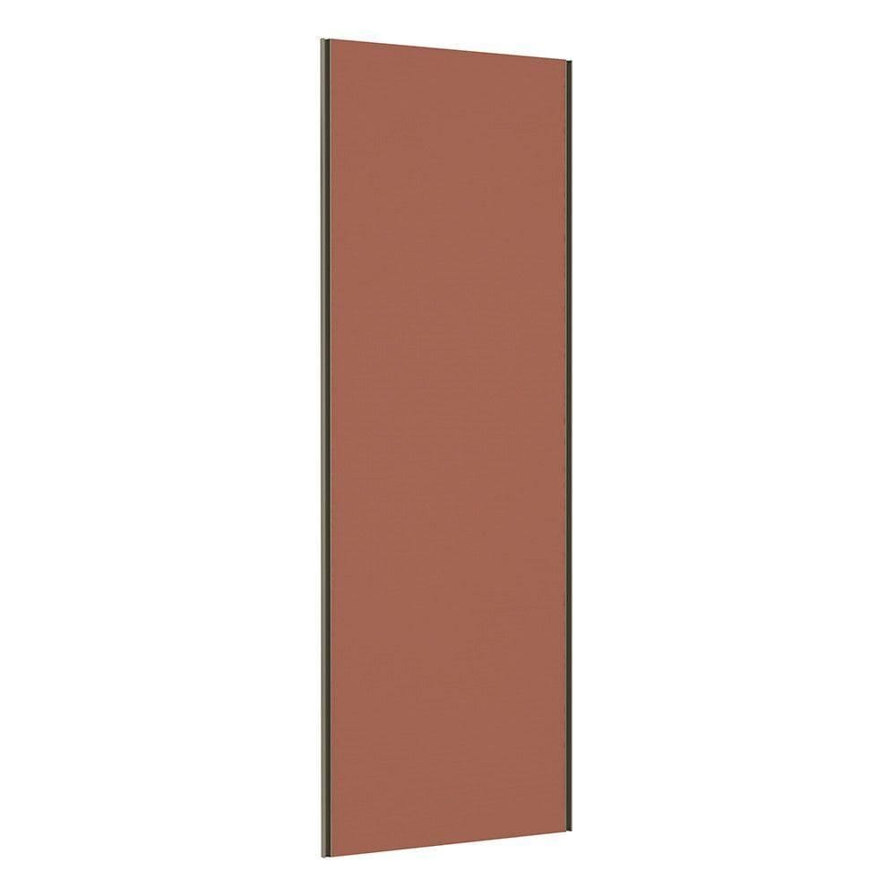 Porta De Correr Closet 80cm Inox Sem Kit Ferragem Gaia