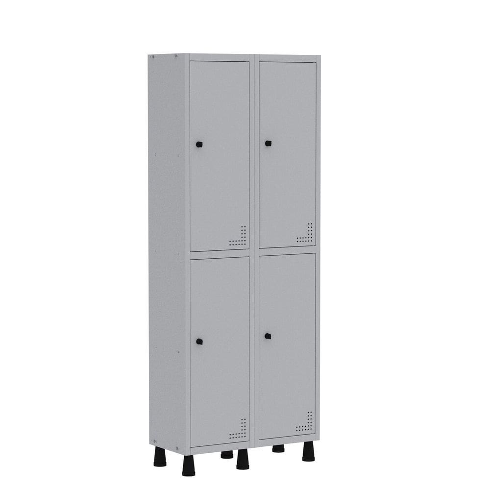 Roupeiro Aco Light 2v 04 Portas Gr302/4 Cinza