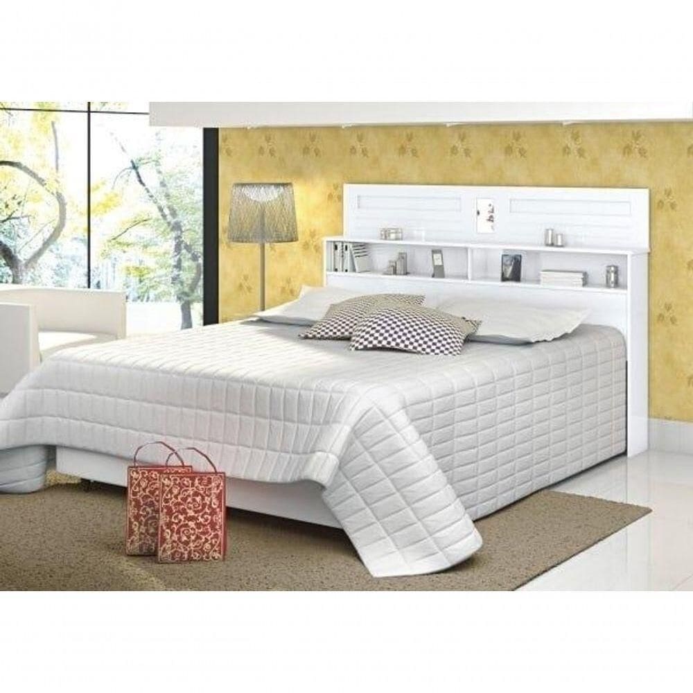 Cabeceira Box Casal 1,40 Florença Branco