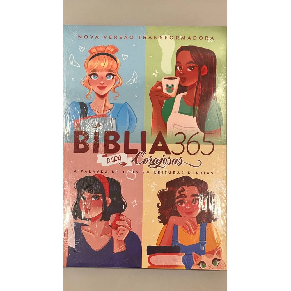 Biblia 365 para Corajosas NVT Letra Grande Capa Brochura