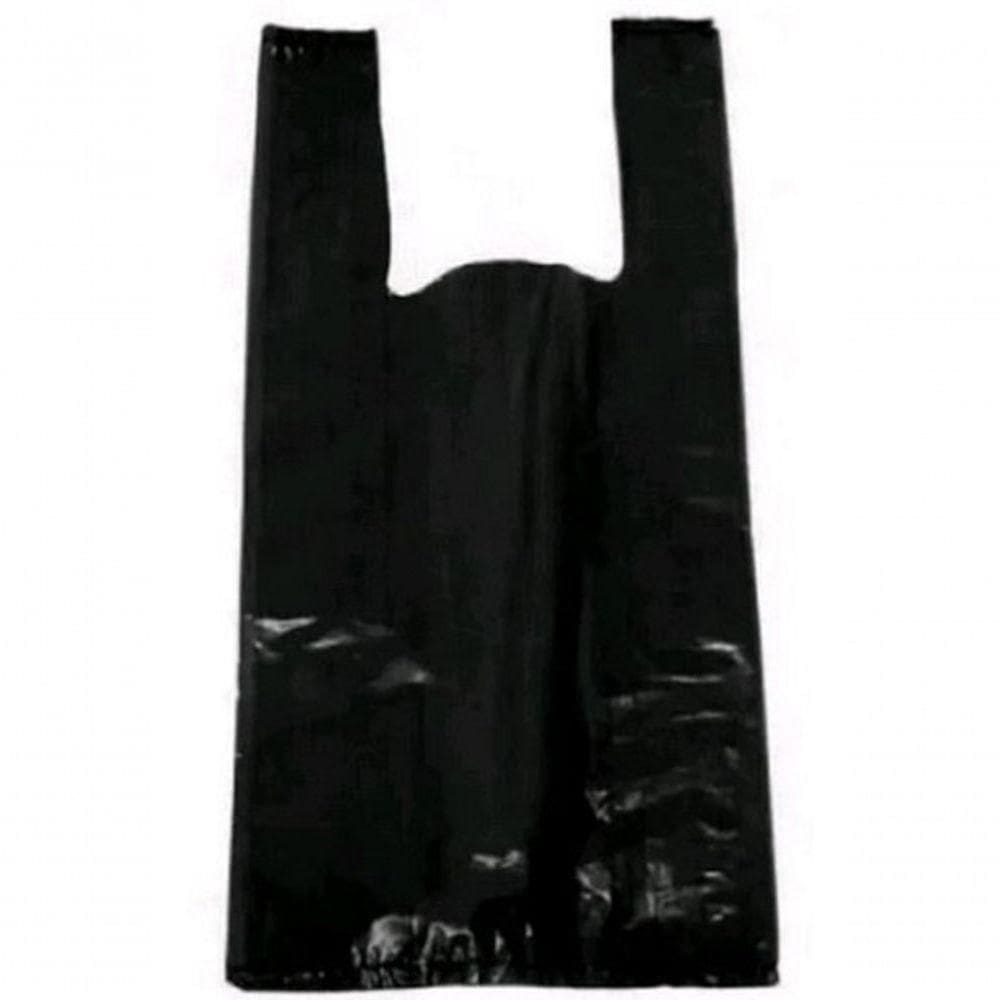 Sacolas Plasticas Reciclada Recuperada Preto 1kg Desenho Impresso:-/-;