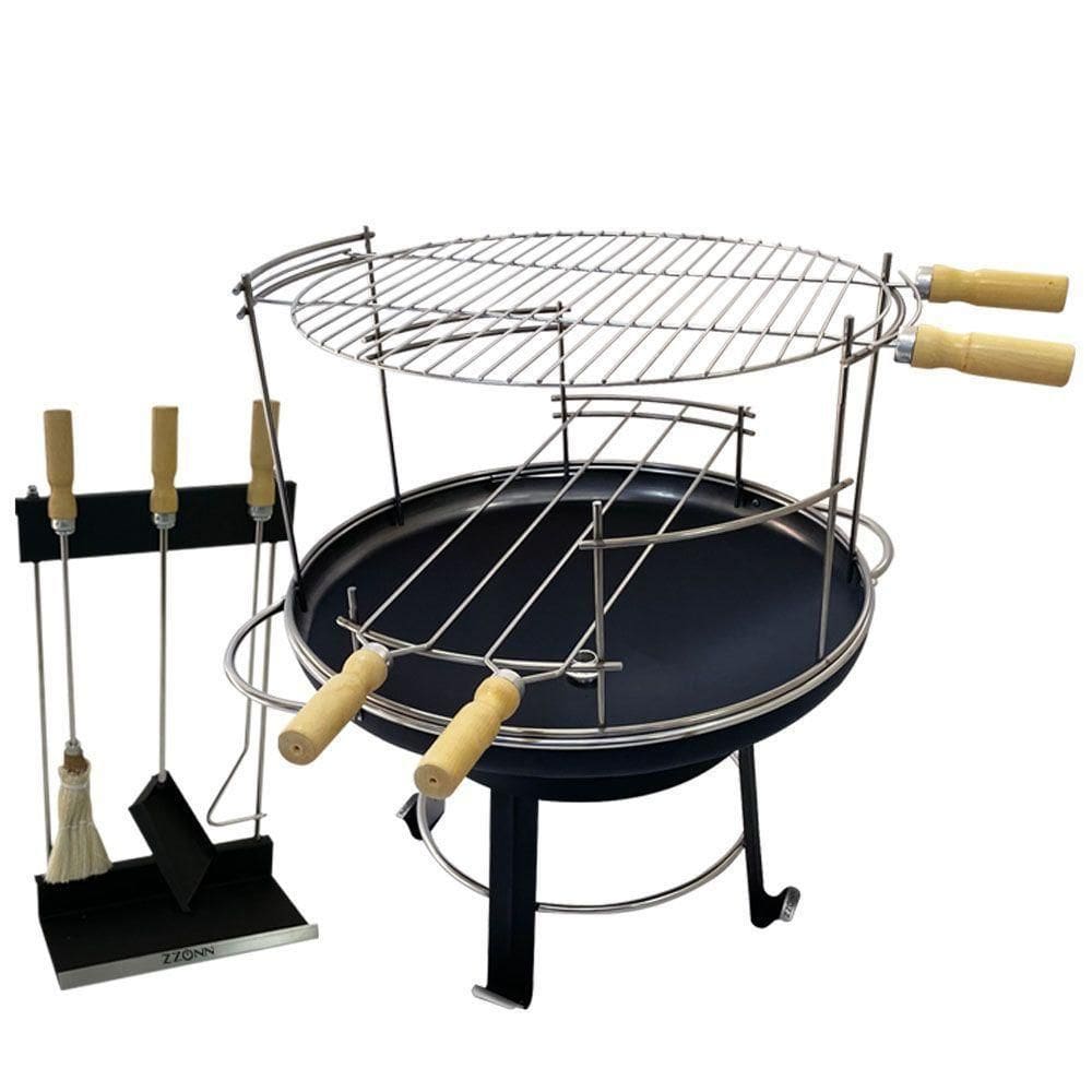 Confrateira Zzonn Cf560, Muito Mais Que Uma Churrasqueira! - Churrasqueira Prime, Lareira Externa E Cooler De Bebidas